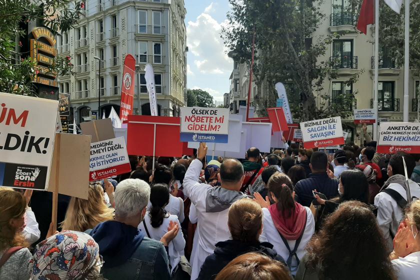 İstanbul'da aile hekimlerinin açıklaması.