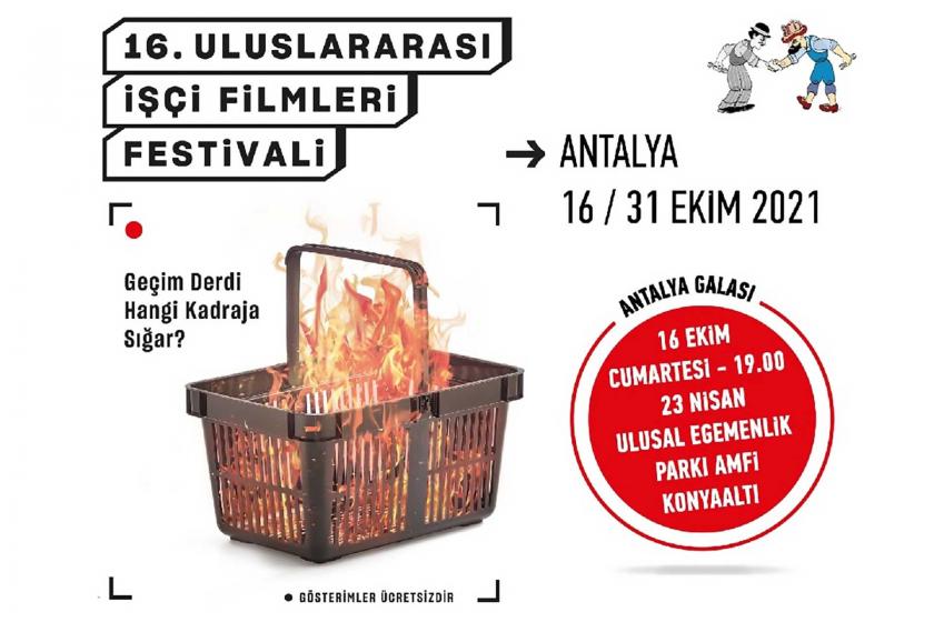 16. Uluslararası İşçi Filmleri Festivali'nin afişi