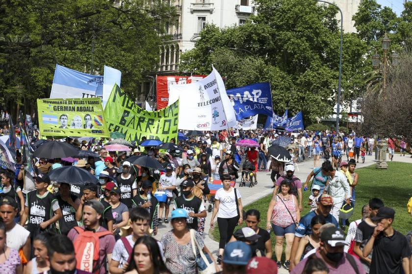 Arjantin'de IMF karşıtı eylem düzenlendi