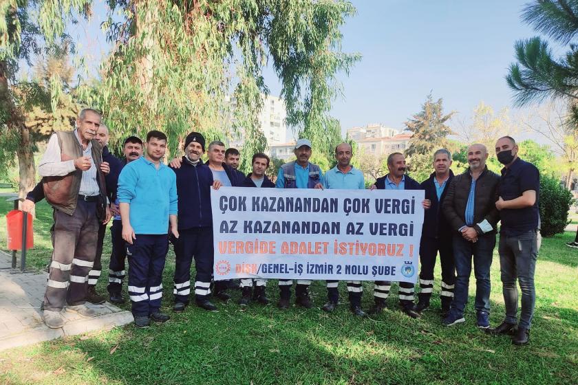 Genel-İş İzmir 2 nolu şube üyeleri açıklama yaptı