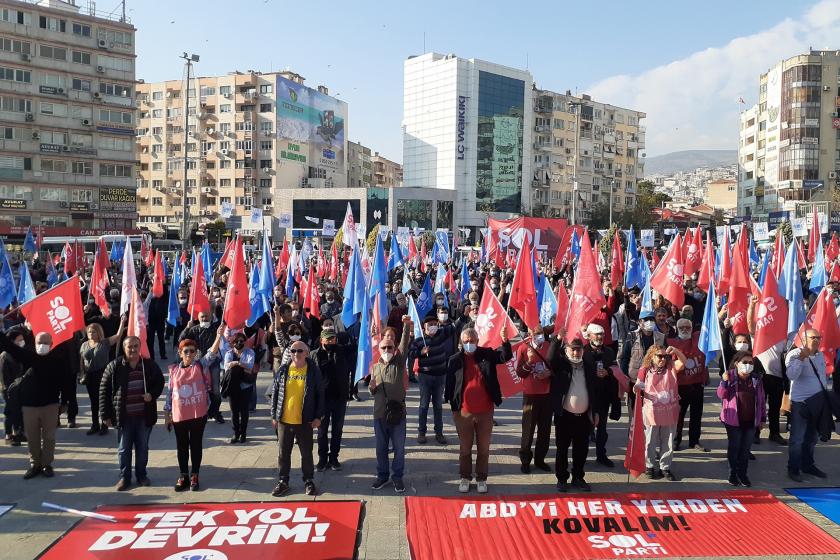 SOL Parti'nin İzmir'de düzenlediği miting