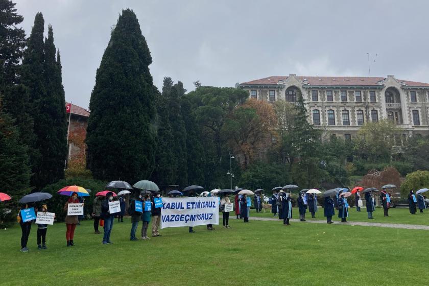 Boğaziçi akademisyenlerinin nöbeti