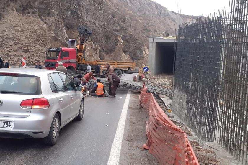 Malatya'da tünel inşaatında iş kazası