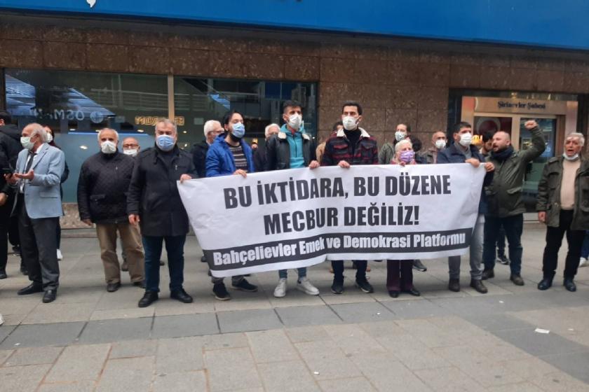 Bahçelievler Emek ve Demokrasi Platformu basın açıklaması