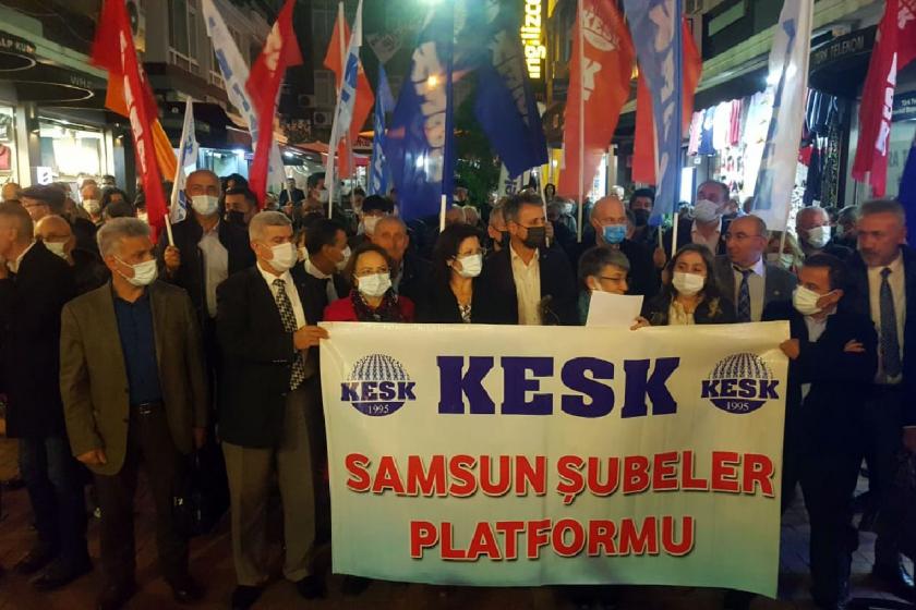 Samsun'da KESK'ten açıklama