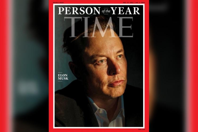 Elon Musk'ın yer aldığı Time Dergisi kapağı