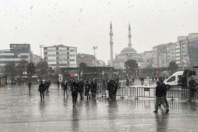 İstanbul'da kar