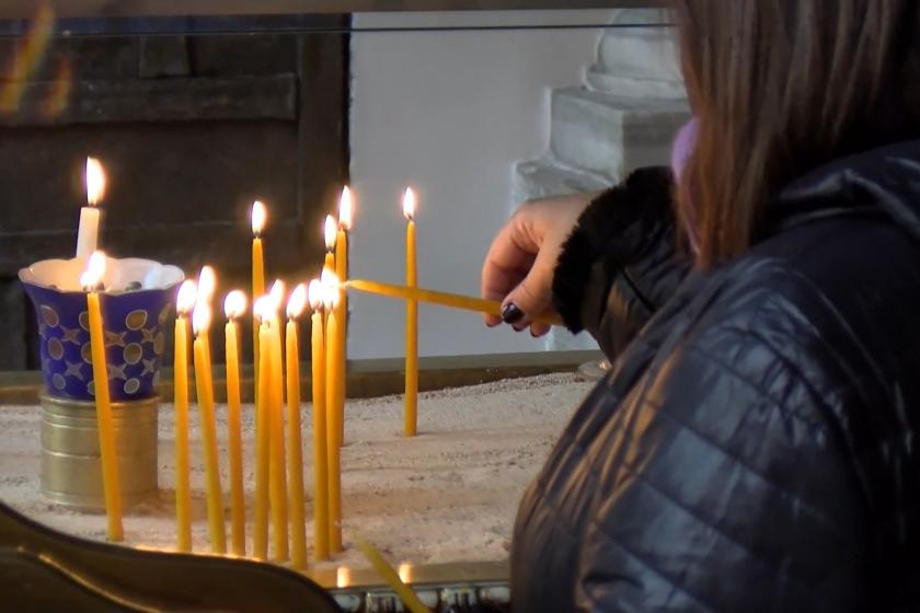 Fatih'teki Fener Rum Ortodoks Patrikhanesi'nde noel ayini düzenlendi. 