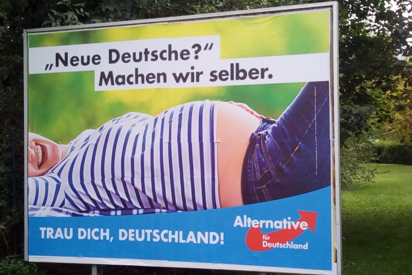 AfD afişi