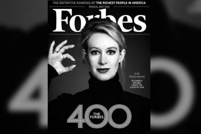 Elizabeth Holmes, Forbes Dergisi kapağında