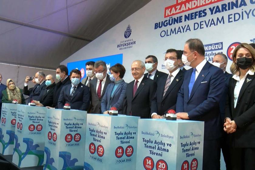 CHP'li yöneticiler Beylikdüzü Belediyesi Toplu Açılış ve Temel Atma Törenine katıldı 