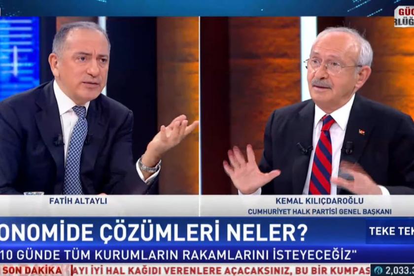 Kılıçdaroğlu televizyon programında