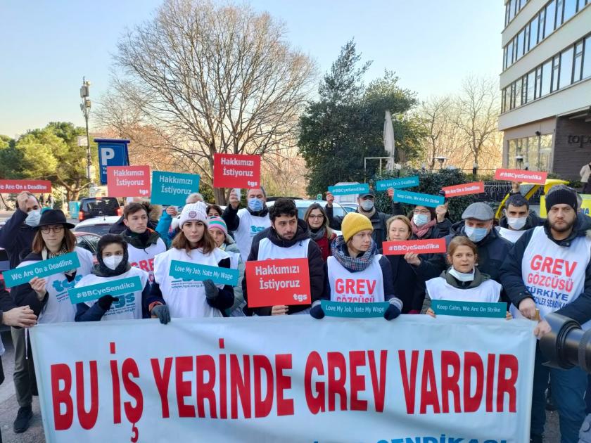 Journalists launch strike at the BBC Istanbul bureau