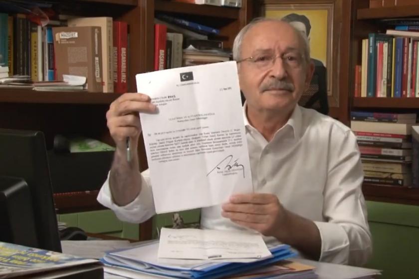 Kemal Kılıçdaroğlu, belge