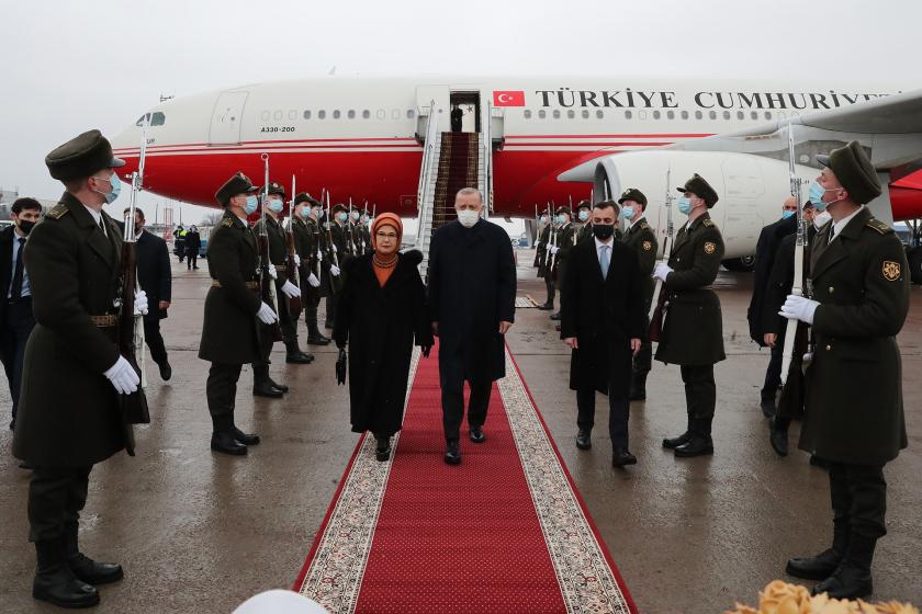 Tayyip Erdoğan ve Emine Erdoğan Ukrayna'da