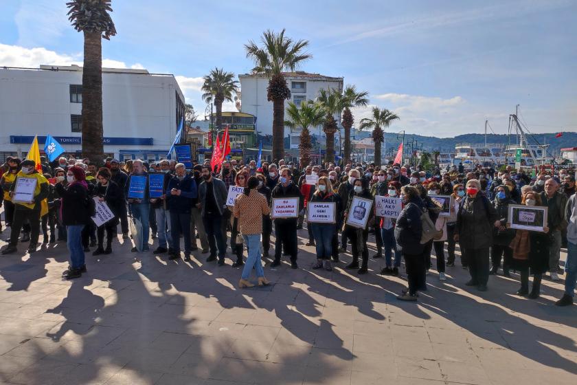 Ayvalık zam protesto