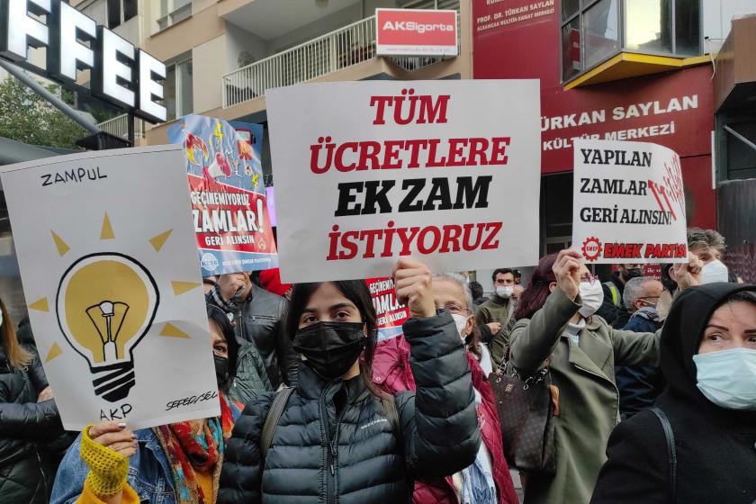 'Tüm ücretlere ek zam istiyoruz' dövizi