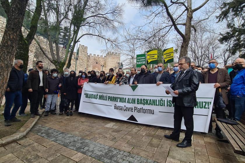 BUÇEP, Uludağ Milli Parkı’nın Bakanlığa devredilmek istenmesini protesto etti