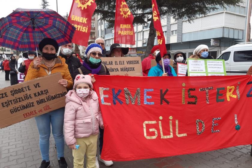 Balıkesir'de kadınlar eylem yaptı