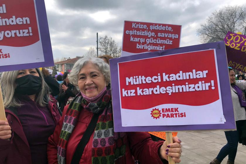 Ankara'da 8 Mart mitingi