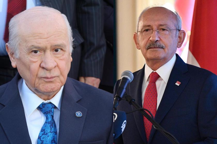 Devlet Bahçeli ve Kemal Kılıçdaroğlu