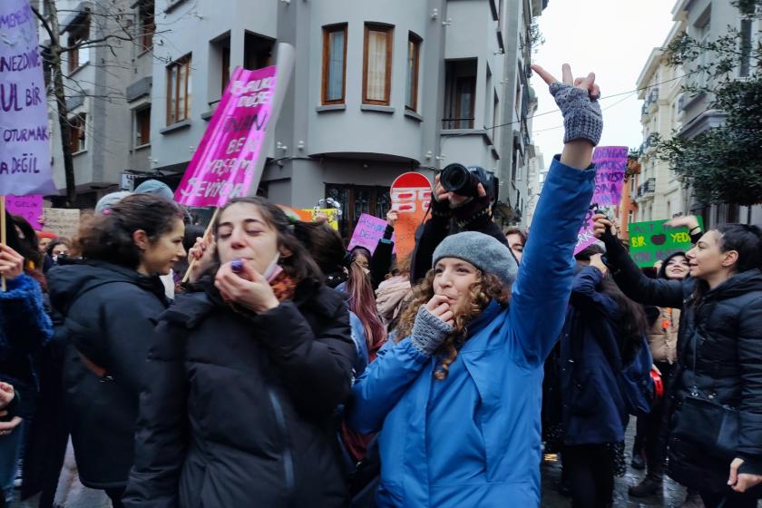 kadınlar 8 mart eylemi