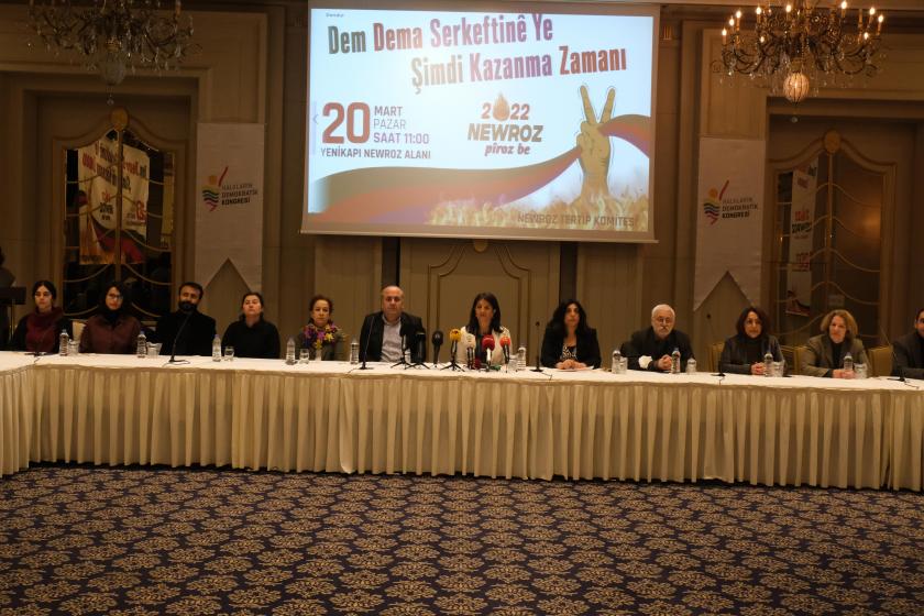 İstanbul Newroz'unun deklarasyonu açıklanırken