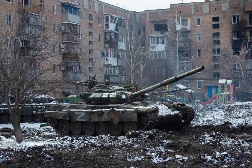 Tank, ukrayna, donetsk, ayrılıkçılar