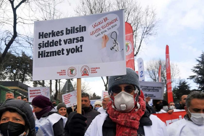 'Şiddet varsa hizmet yok' dövizi