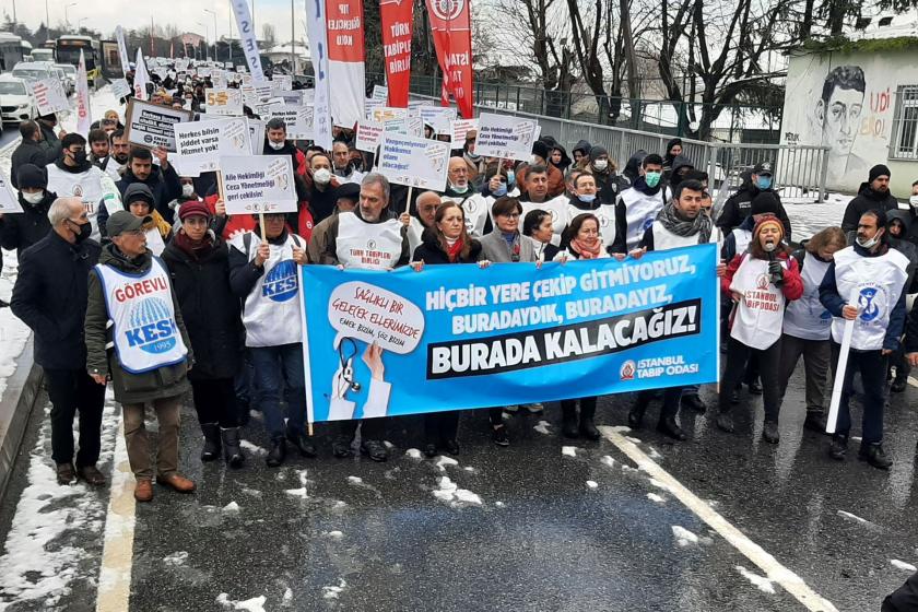 Hekimlerin İstanbul Büyük Beyaz Yürüyüşü