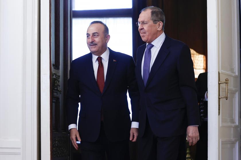 Mevlüt Çavuşoğlu ve Sergey Lavrov