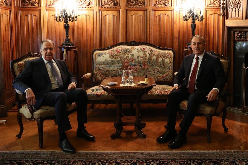 Mevlüt Çavuşoğlu ve Sergey Lavrov