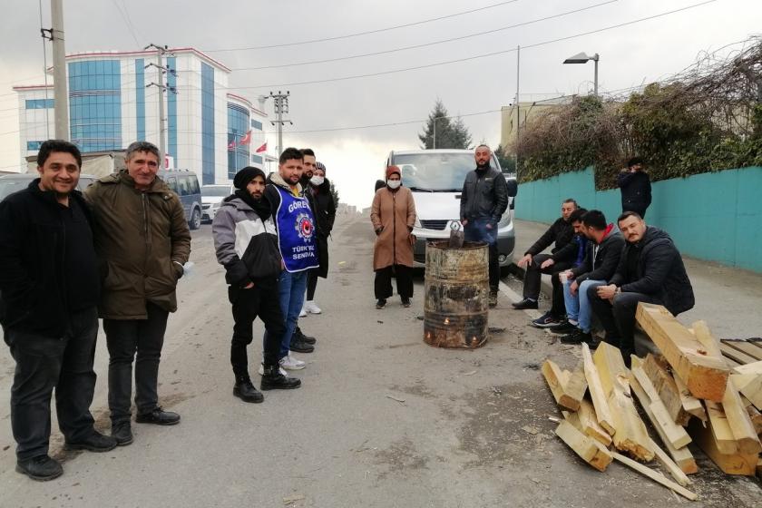 Hakkını isteyen EDS işçileri işten atıldı