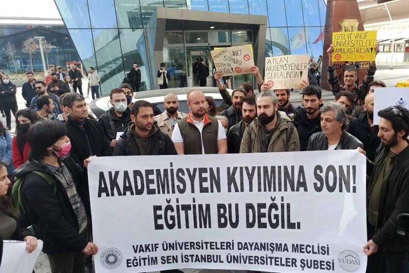 İşten atılan Nişantaşı Üniversitesi akademisyenleri: Yan yanayız, dayanışıyoruz!