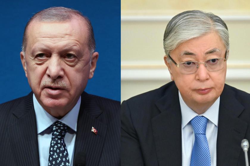 Kazakistan Cumhurbaşkanı Kasım Cömert Tokayev, Recep Tayyip Erdoğan