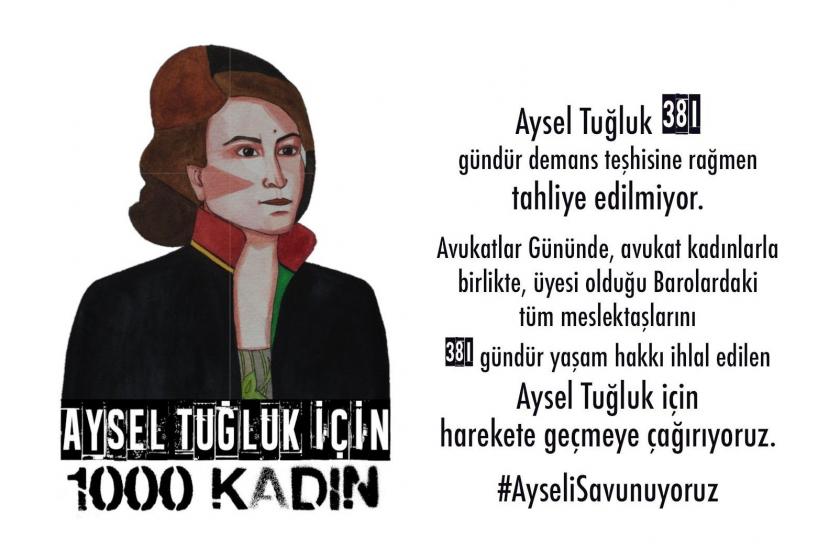 Aysel Tuğluk için 1000 Kadının paylaşım görseli