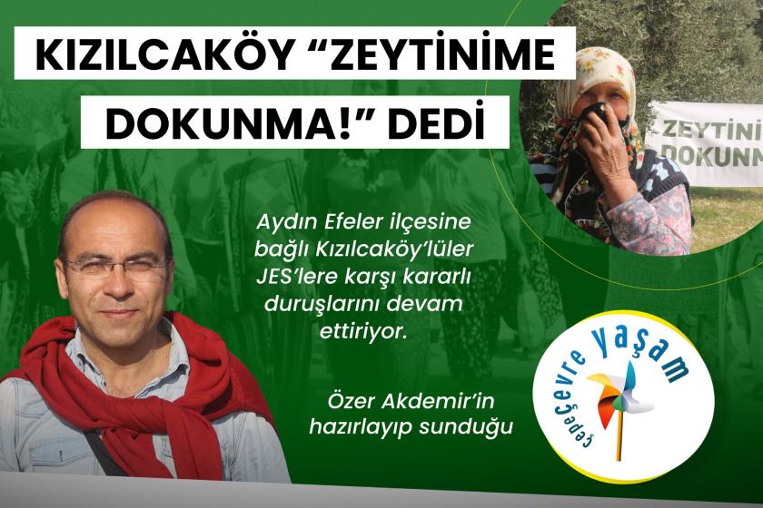 Kızılcaköy halkı "Zeytinime dokunma" dedi | Çepeçevre Yaşam