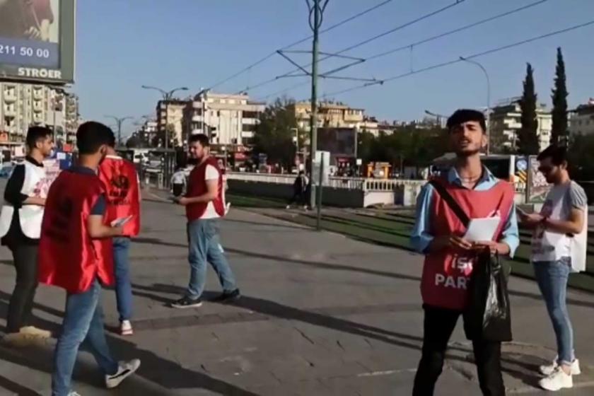 Antep'te ülkücüler, 1 Mayıs'a çağrı bildirisi dağıtan TİP üyelerine saldırdı