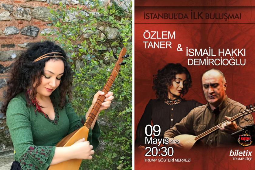 Özlem Taner ve Konser afişi