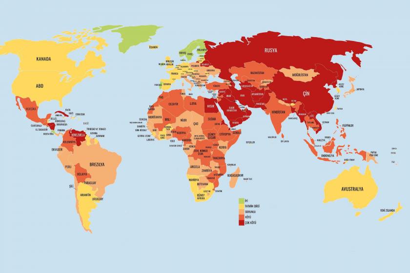 2022 Dünya Basın Özgürlüğü Endeksi