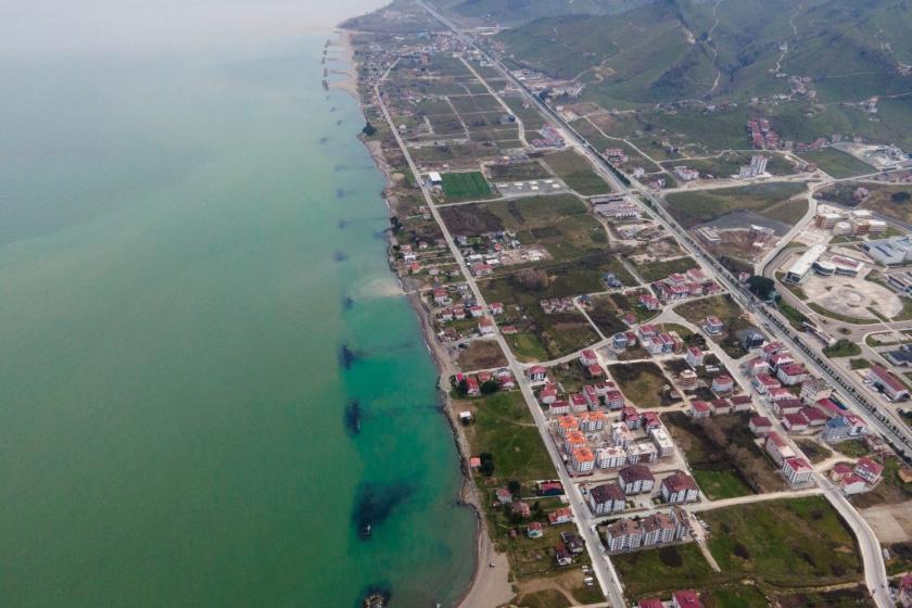 Ordu'da dolgu yapılan alan 