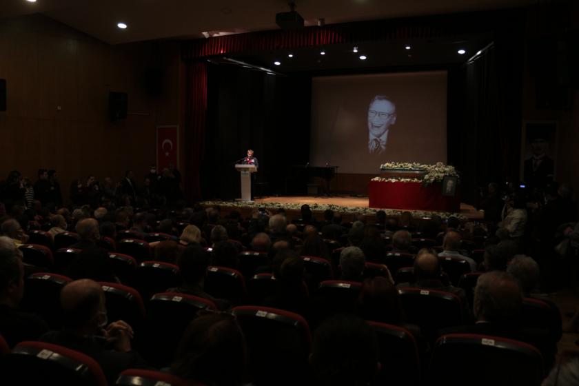 Ahmet Telli, Ahmet Say'ın cenaze töreninde konuşma yaparken