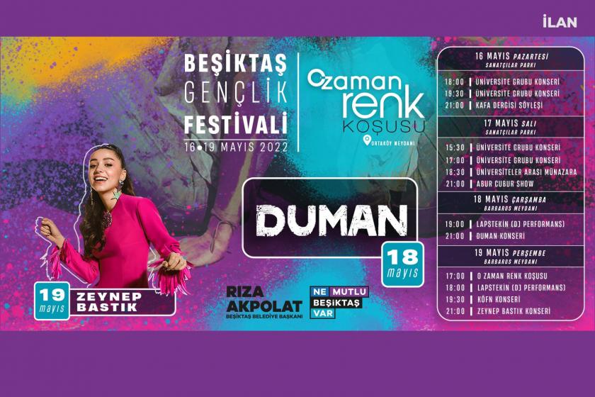 Beşiktaş Gençlik Festivali programı