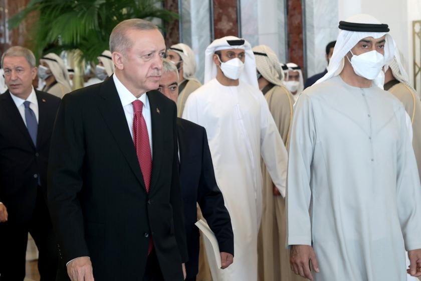 Tayyip Erdoğan, Abu Dabi Emiri Şeyh Muhammed bin Zayed El Nahyan ile görüştü 