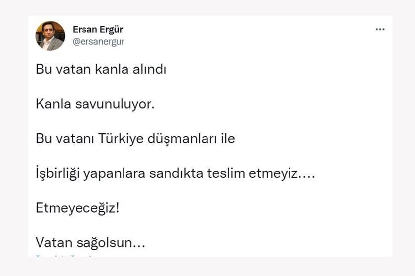 Ersan Ergür'ün paylaşımı