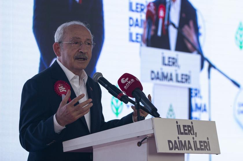 CHP Genel Başkanı Kemal Kılıçdaroğlu Çankaya Belediyesinin düzenlediği etkinlikte konuşurken