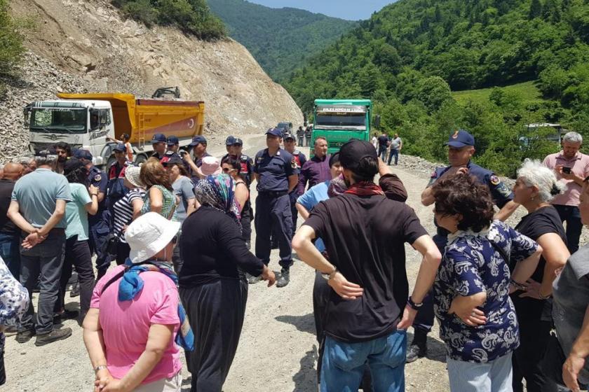 İkizdere’de taş ocağı tepkisi