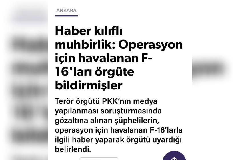 Yeni Şafak'ın haberi