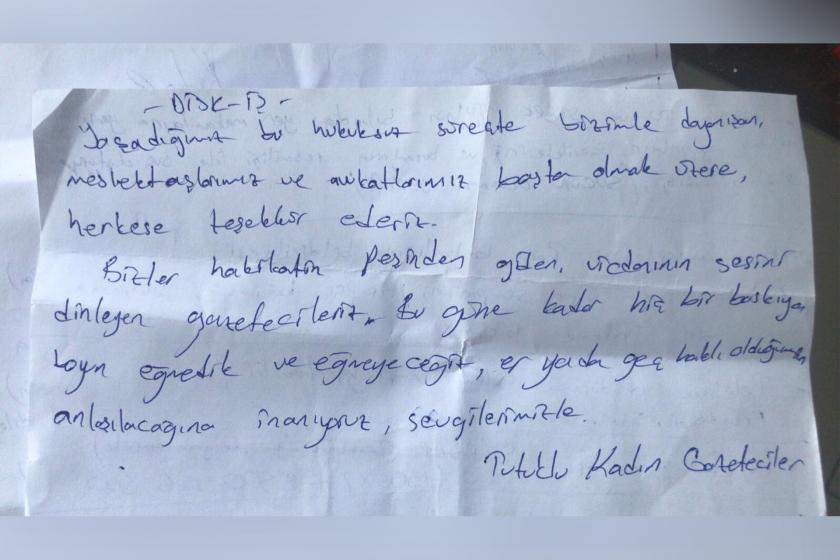 Tutuklu kadın gazeteciler: Boyun eğmeyeceğiz