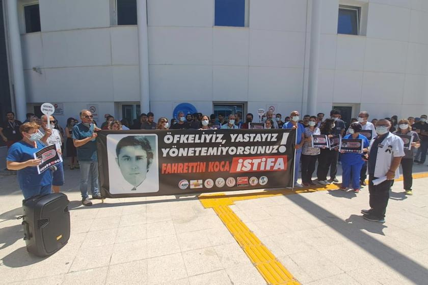 Muğla'da Dr. Ekrem Karakaya eylemi